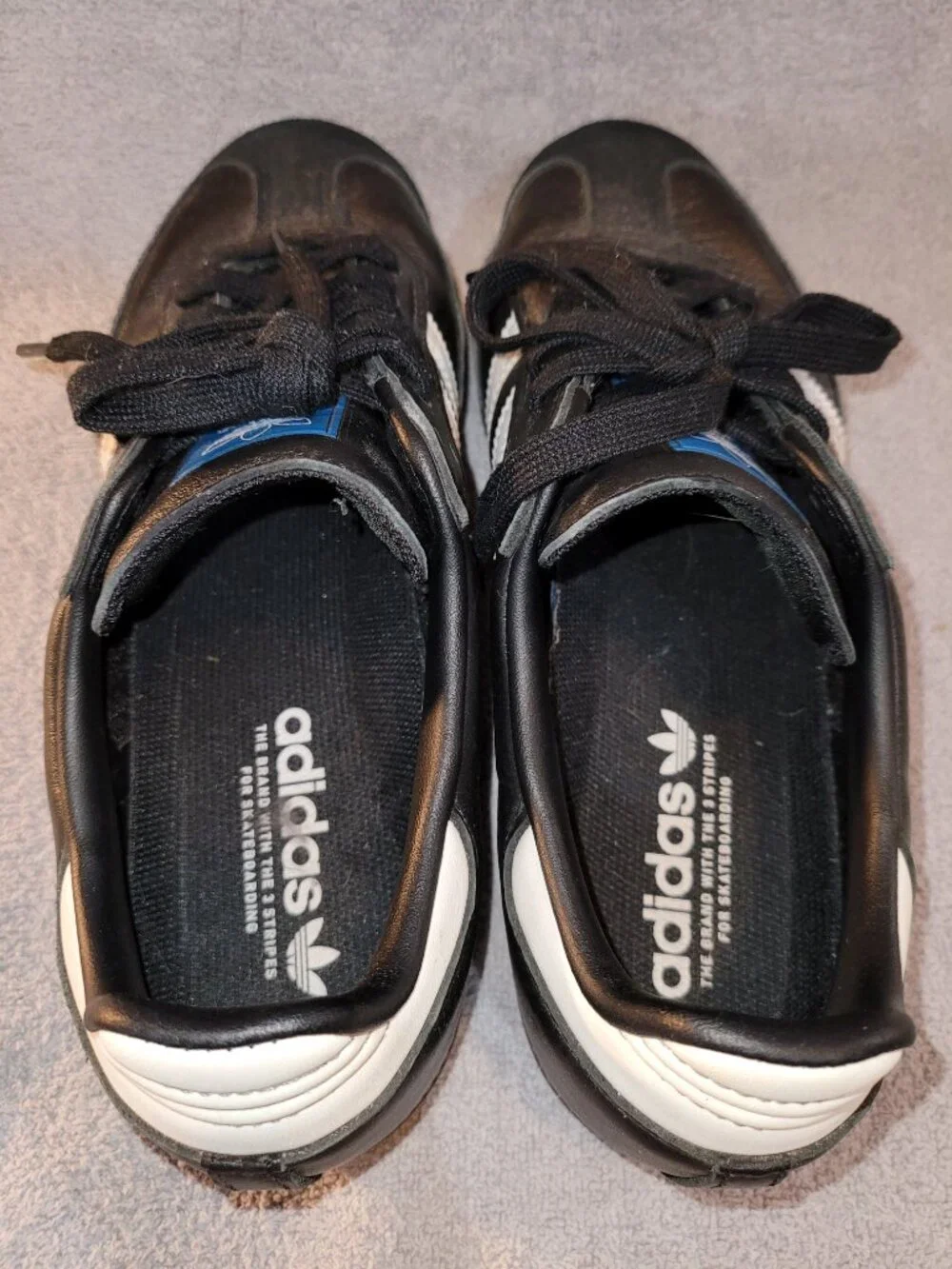 Adidas Samba ADV Men's Size 8 Originals Black White Gum Sneakers IE3100 (#2351)